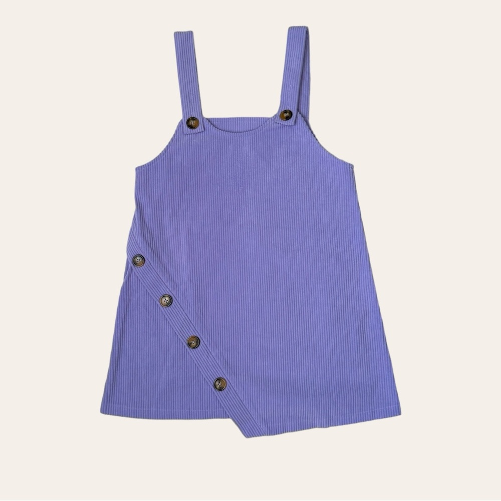 Girls’ Sleeveless Corduroy Overalls Dress 6-7, 12 NWOT